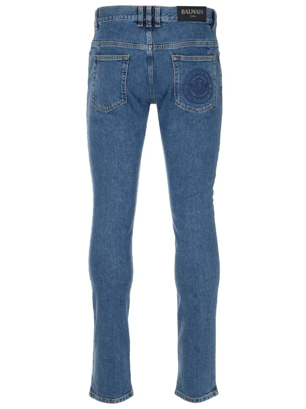 Balmain Logo Skinny Jeans