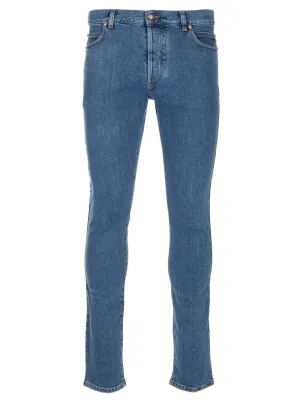 Balmain Logo Skinny Jeans