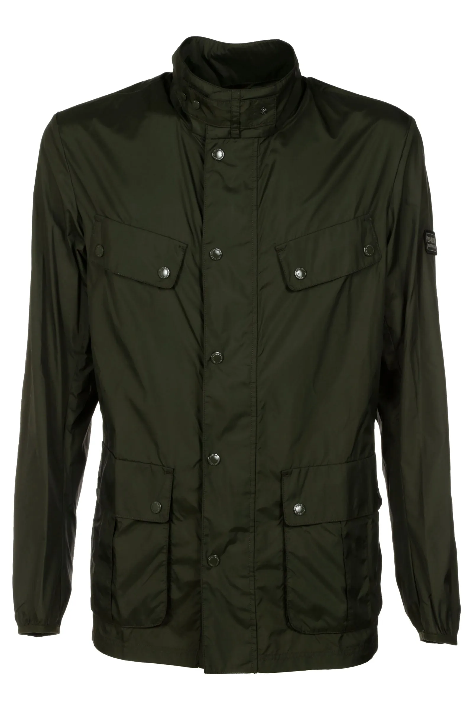 Barbour High-Neck Buttoned Jacket
