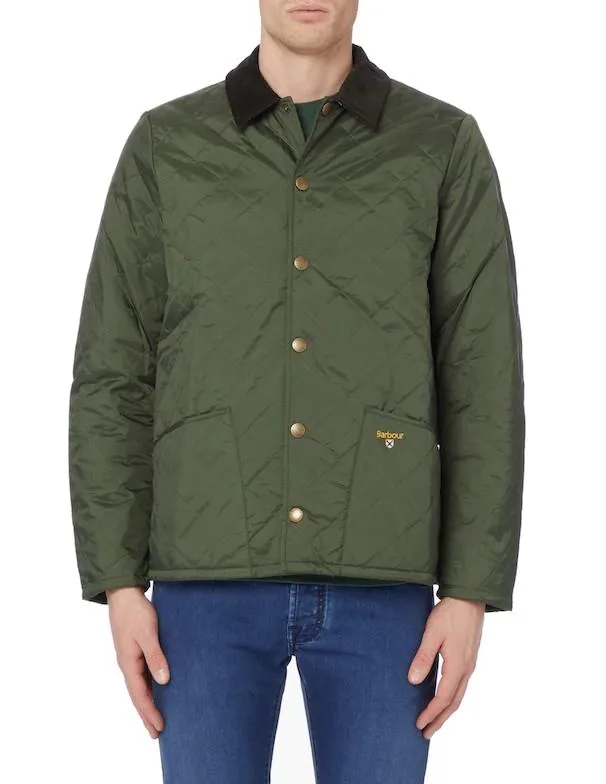 Barbour Logo Embroidered Quilted Jacket