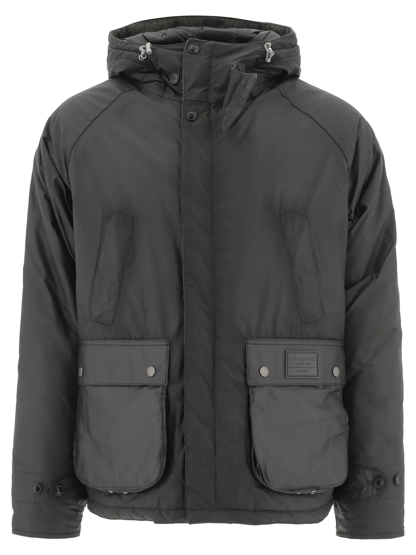 Barbour Logo Plaque Hodded Jacket