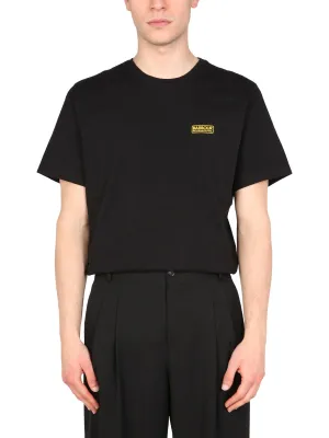 Barbour Logo Printed Crewneck T-Shirt