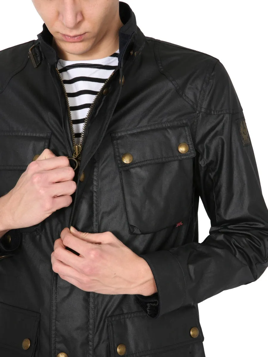 Belstaff Single-Breasted Zip-Up Jacket