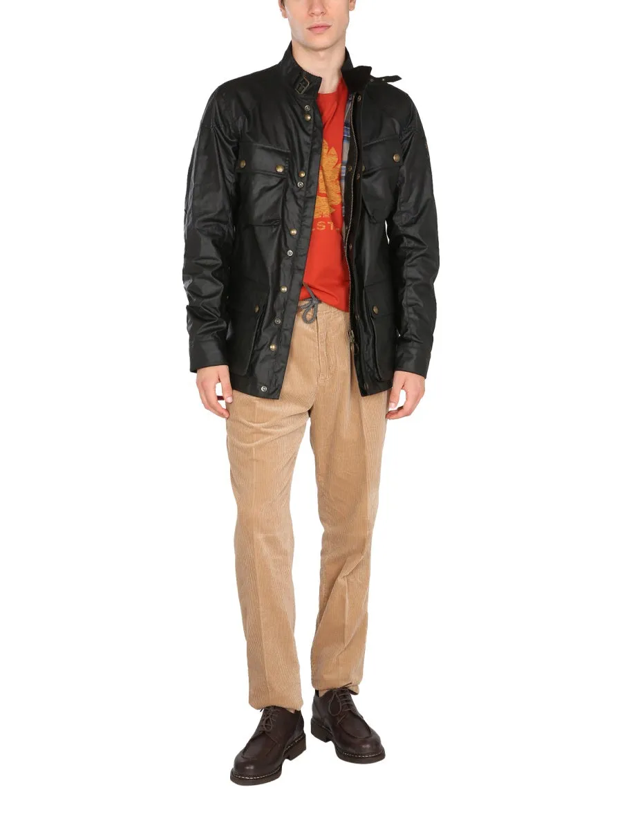 Belstaff Single-Breasted Zip-Up Jacket