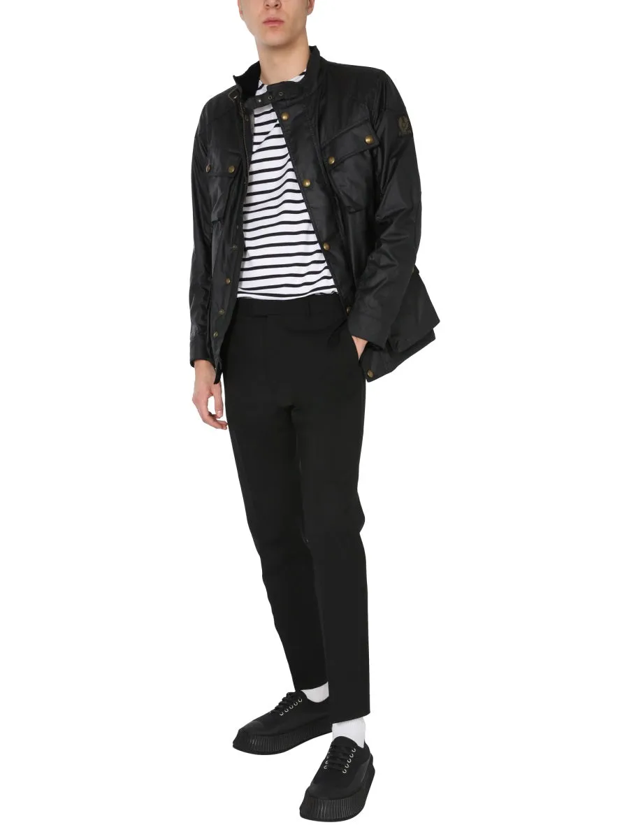 Belstaff Single-Breasted Zip-Up Jacket