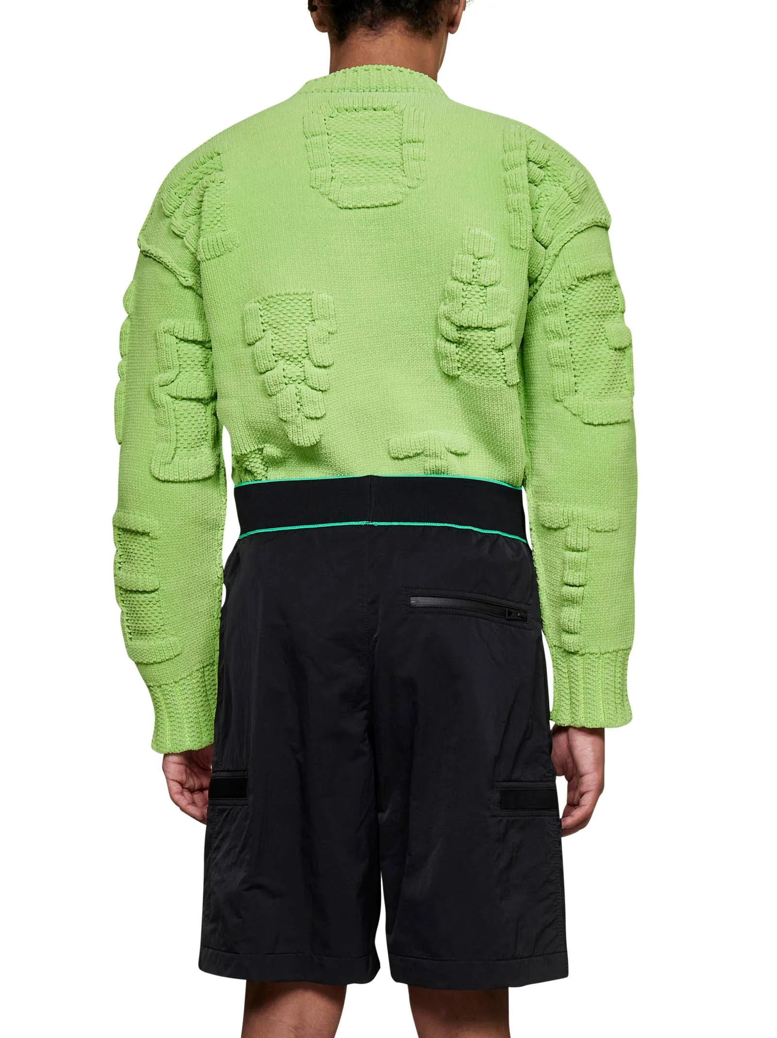 Bottega Veneta Elasticated Waistband Reverse Logo Shorts