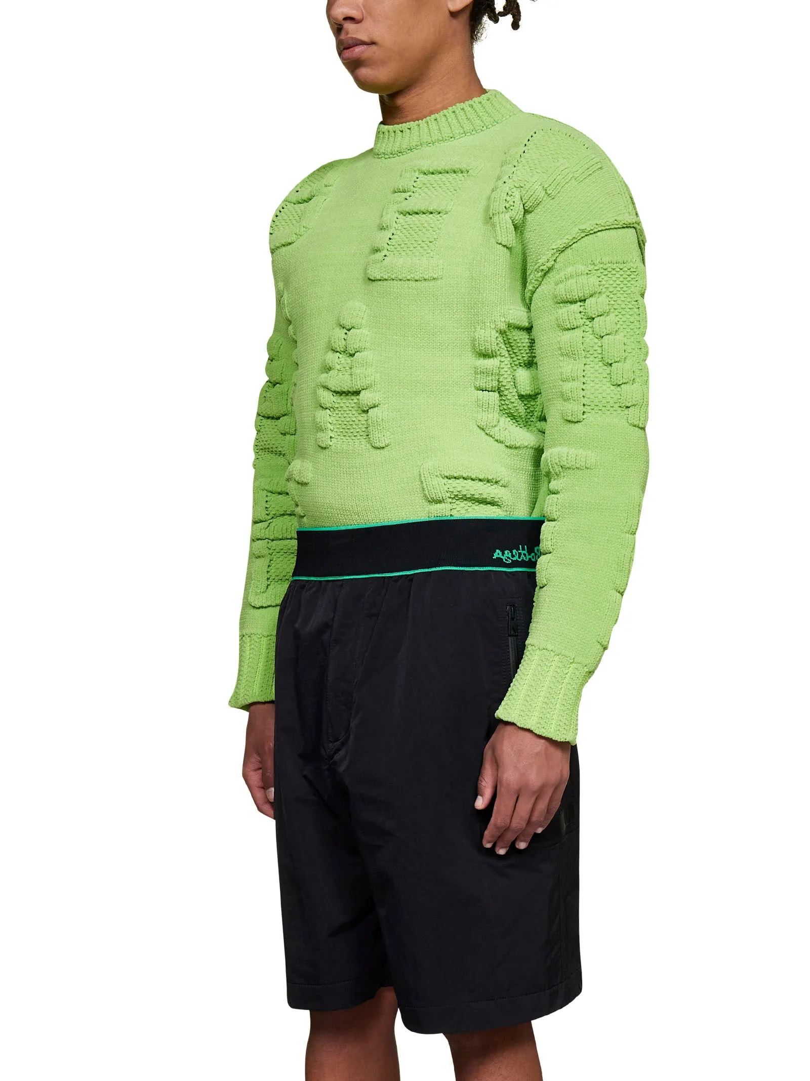 Bottega Veneta Elasticated Waistband Reverse Logo Shorts
