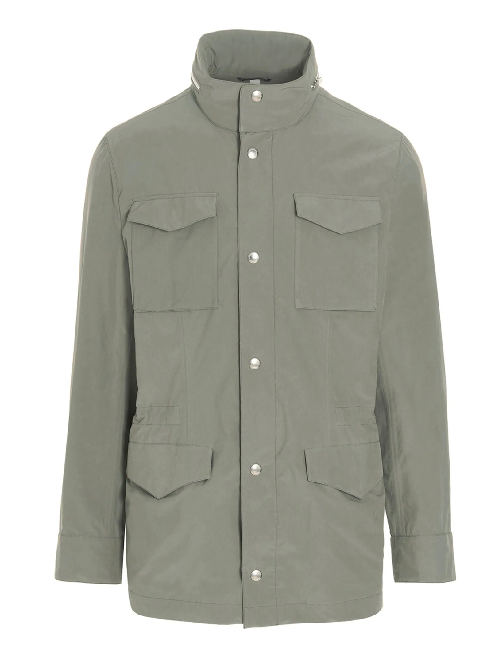 Brunello Cucinelli Buttoned High Neck Jacket