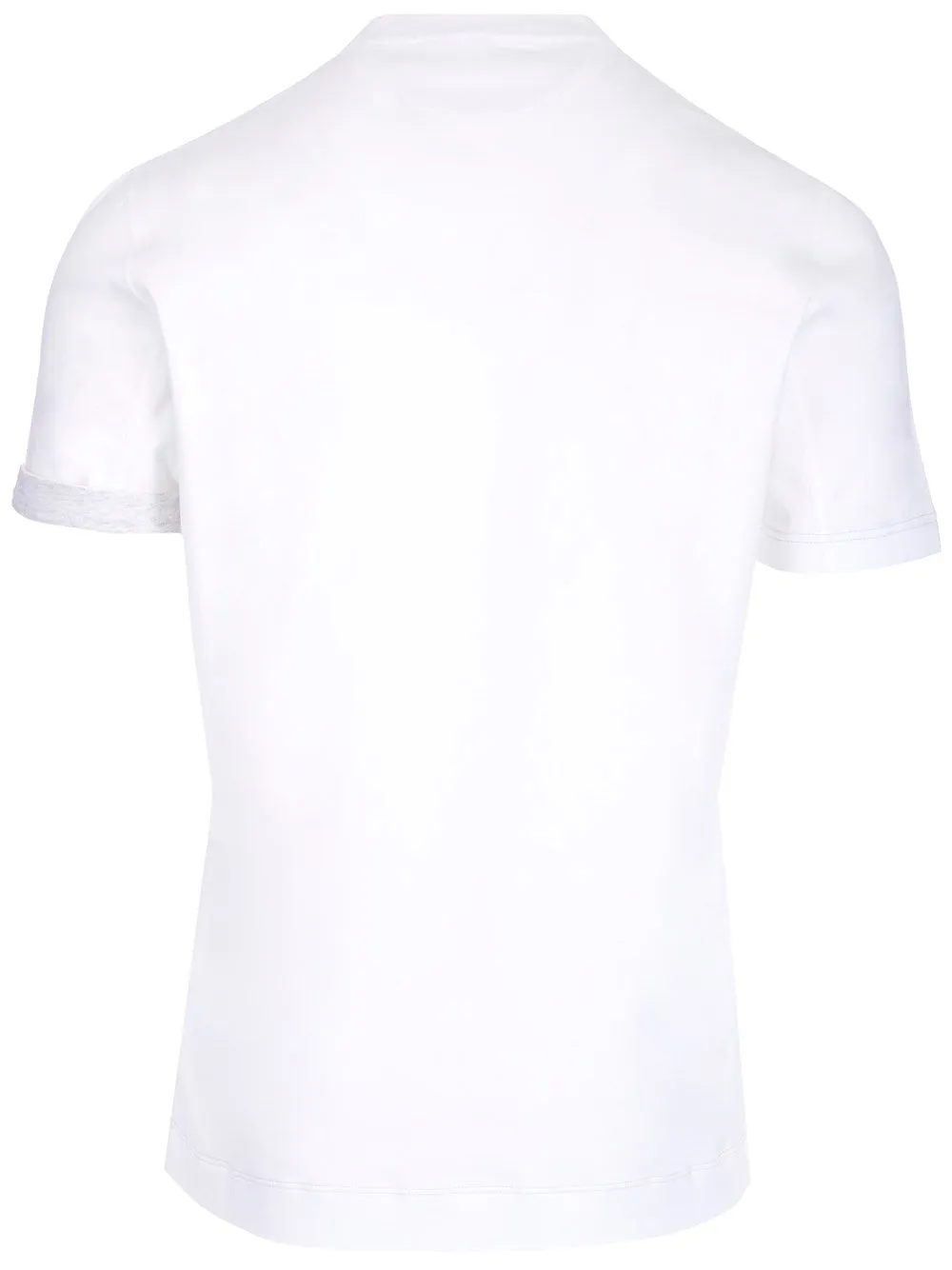 Brunello Cucinelli Logo Print Crewneck T-Shirt