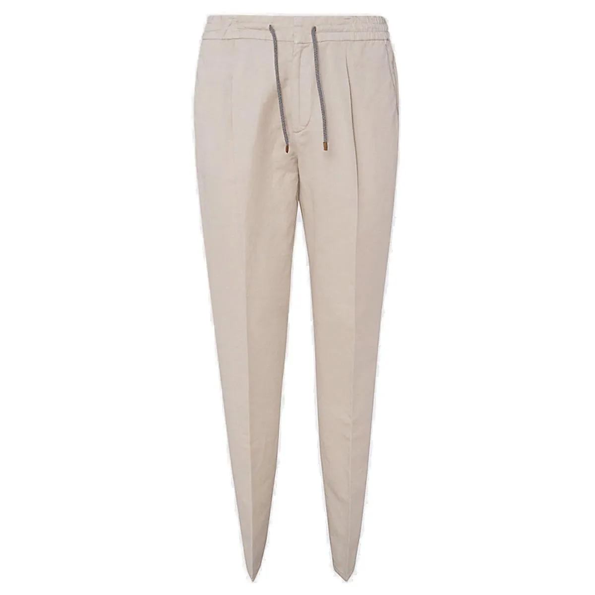 Brunello Cucinelli Pleated Straight-Leg Trousers