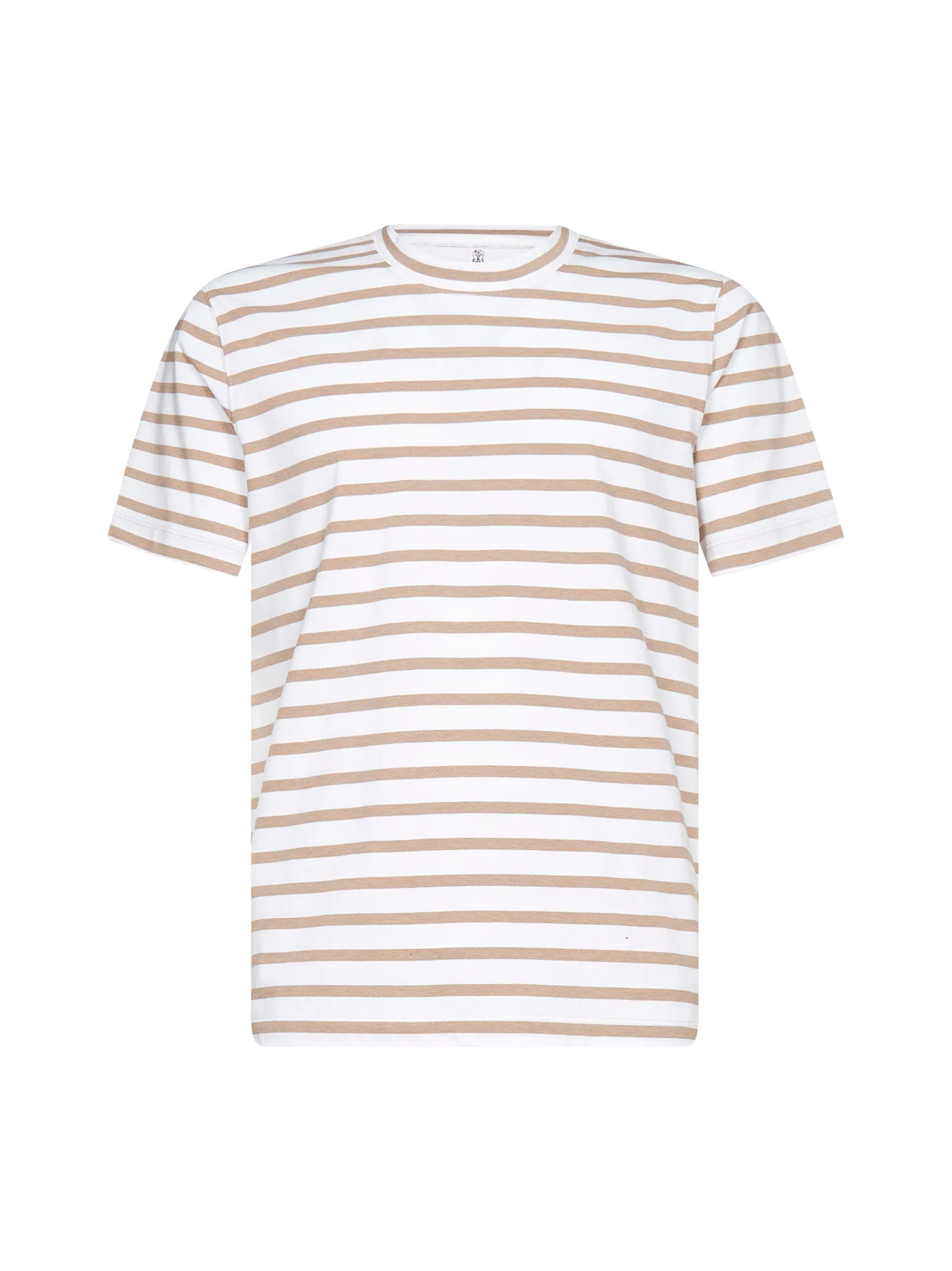 Brunello Cucinelli Striped Crewneck T-Shirt