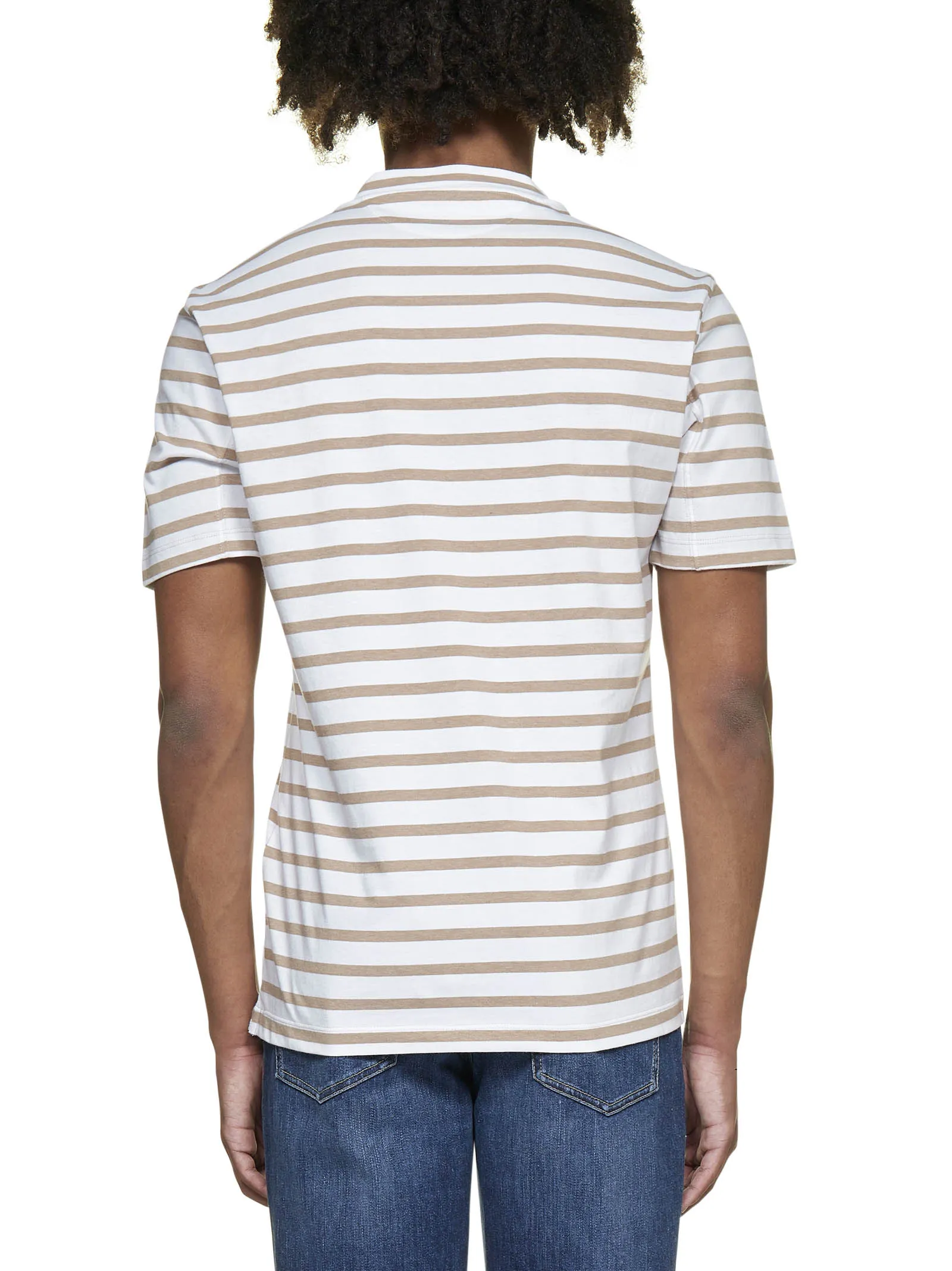 Brunello Cucinelli Striped Crewneck T-Shirt