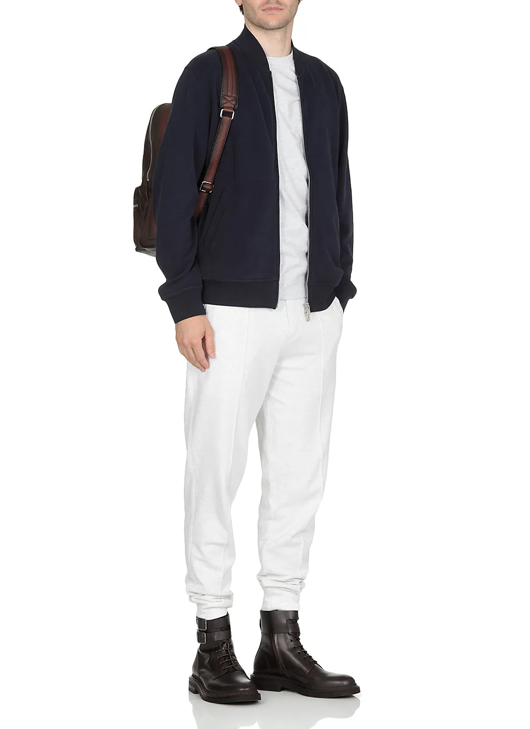 Brunello Cucinelli Zipped Bomber Jacket