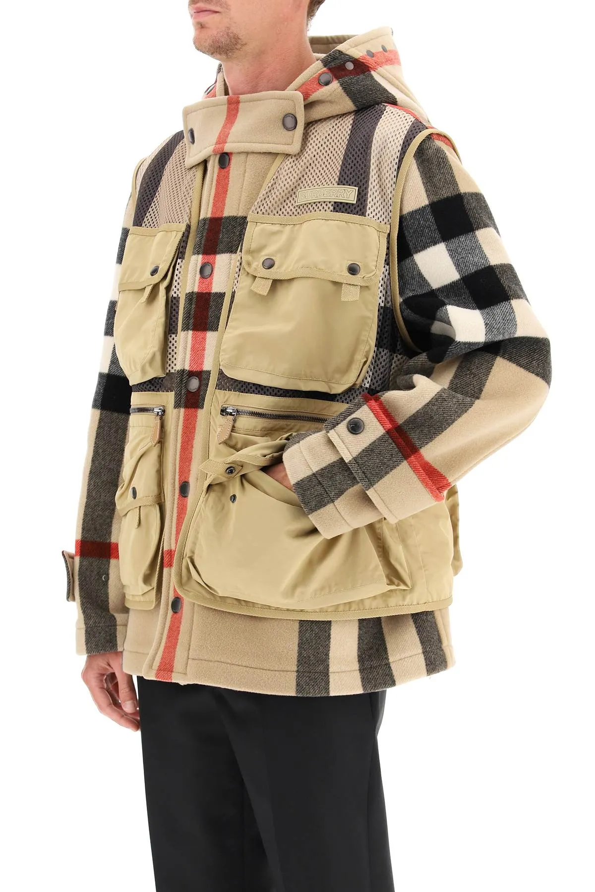Burberry Check Technical Jacket
