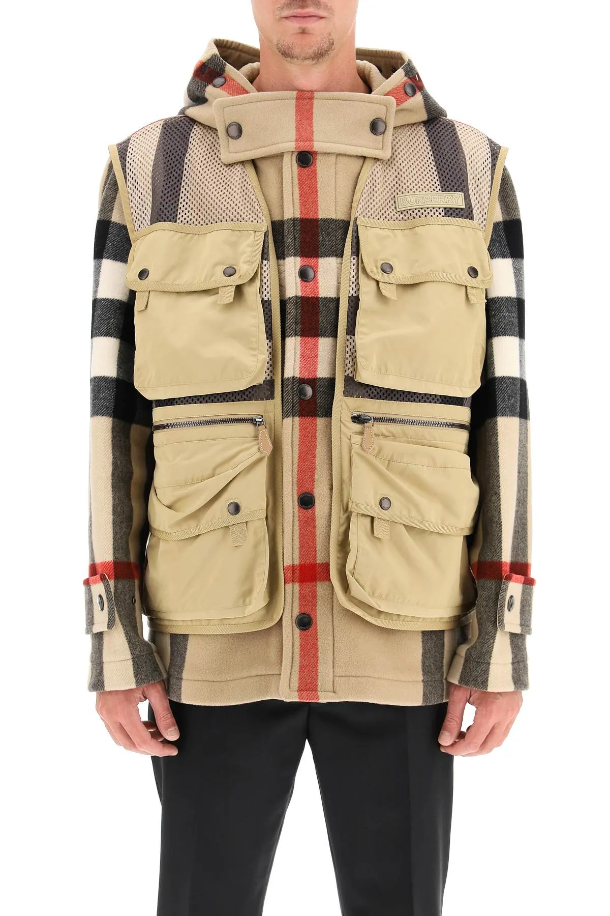 Burberry Check Technical Jacket