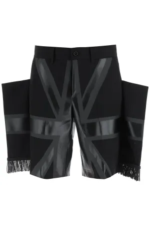 Burberry Flag Print Tailored Shorts