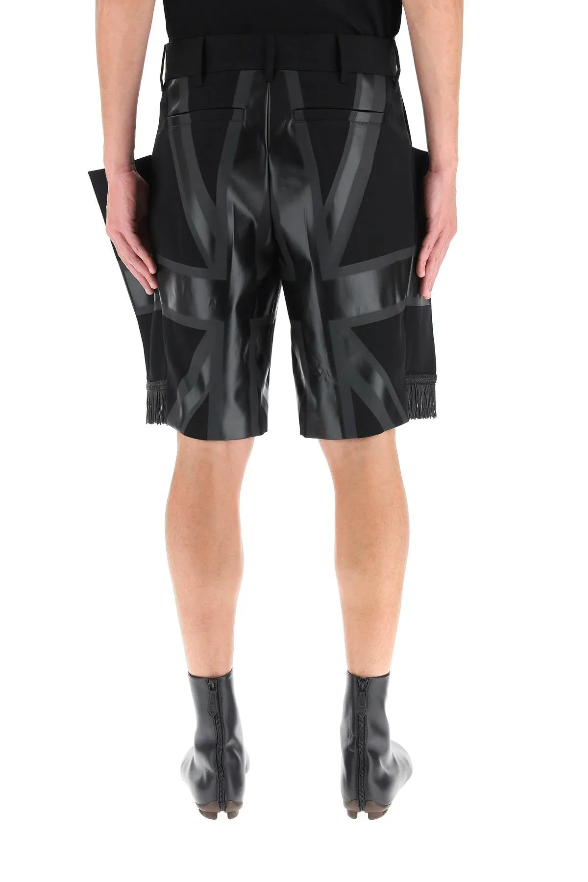 Burberry Flag Print Tailored Shorts