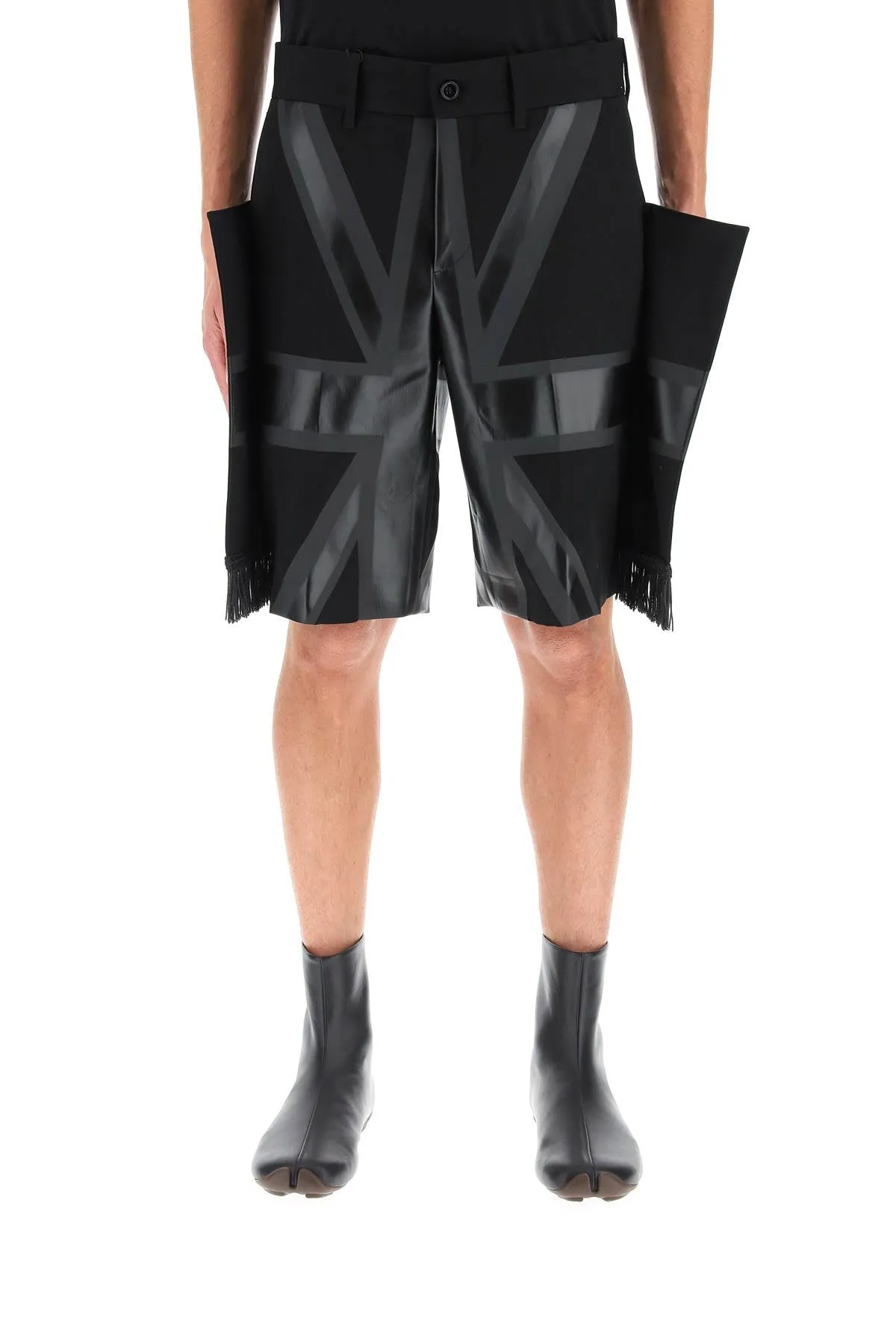 Burberry Flag Print Tailored Shorts