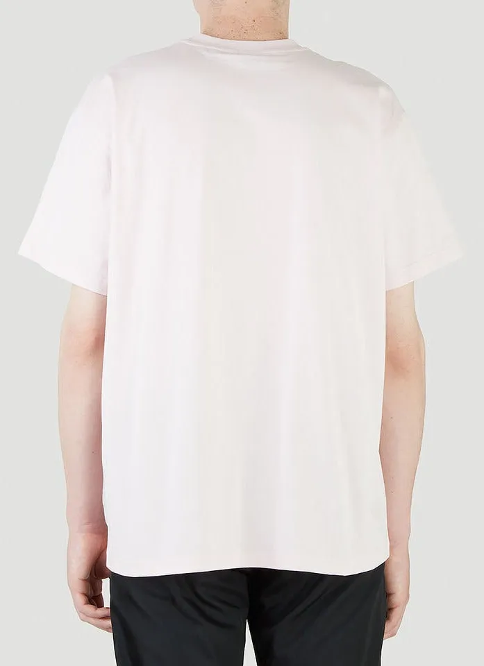 Burberry Logo Embroidered Crewneck T-Shirt