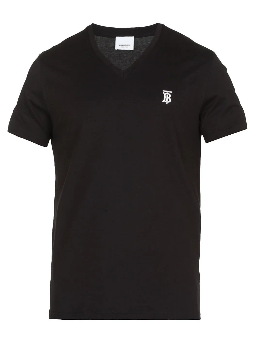 Burberry Monogram Logo Embroidered T-Shirt