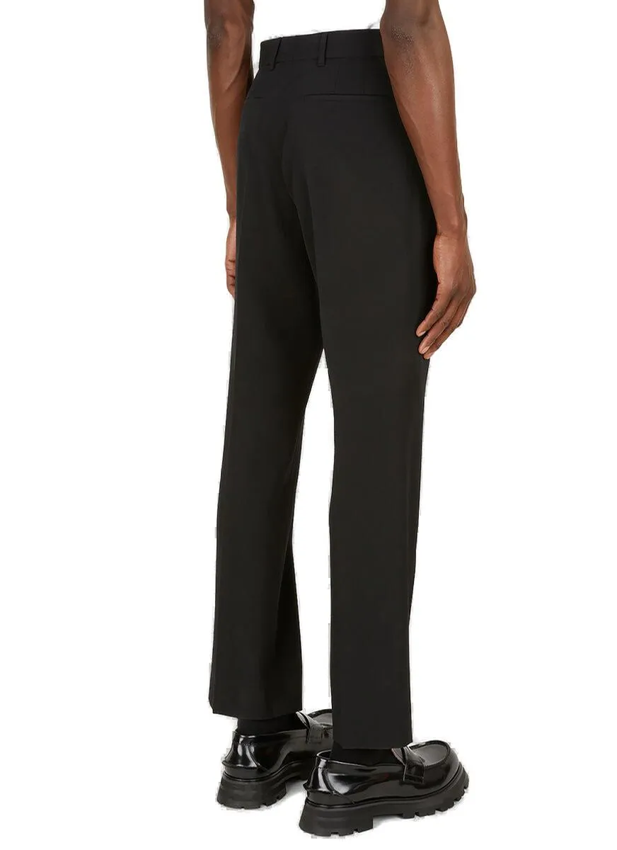 Burberry Topstitched Tailored Trousers