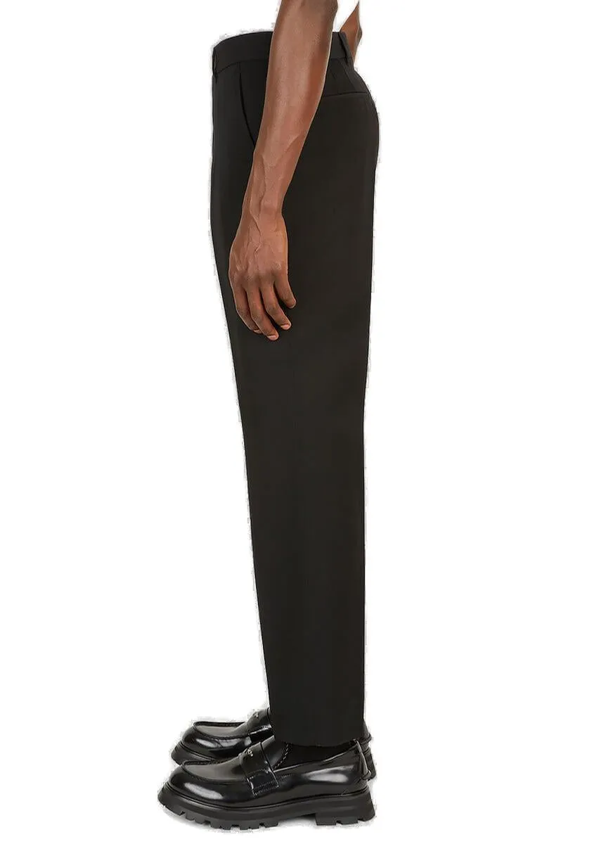 Burberry Topstitched Tailored Trousers