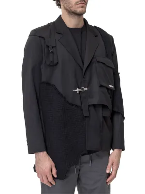 C2H4 Multi-Pocket Patchwork Jacket