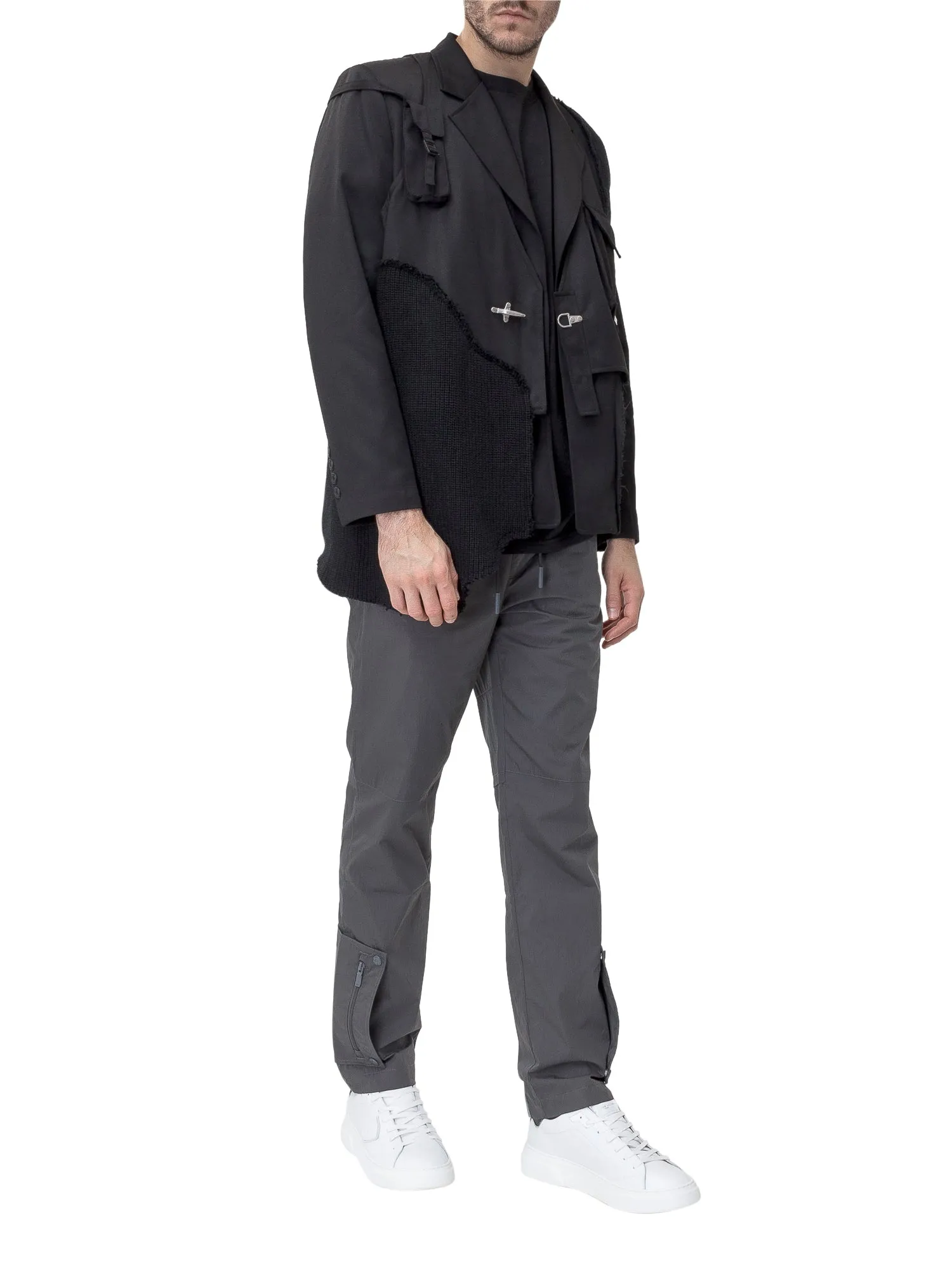 C2H4 Multi-Pocket Patchwork Jacket