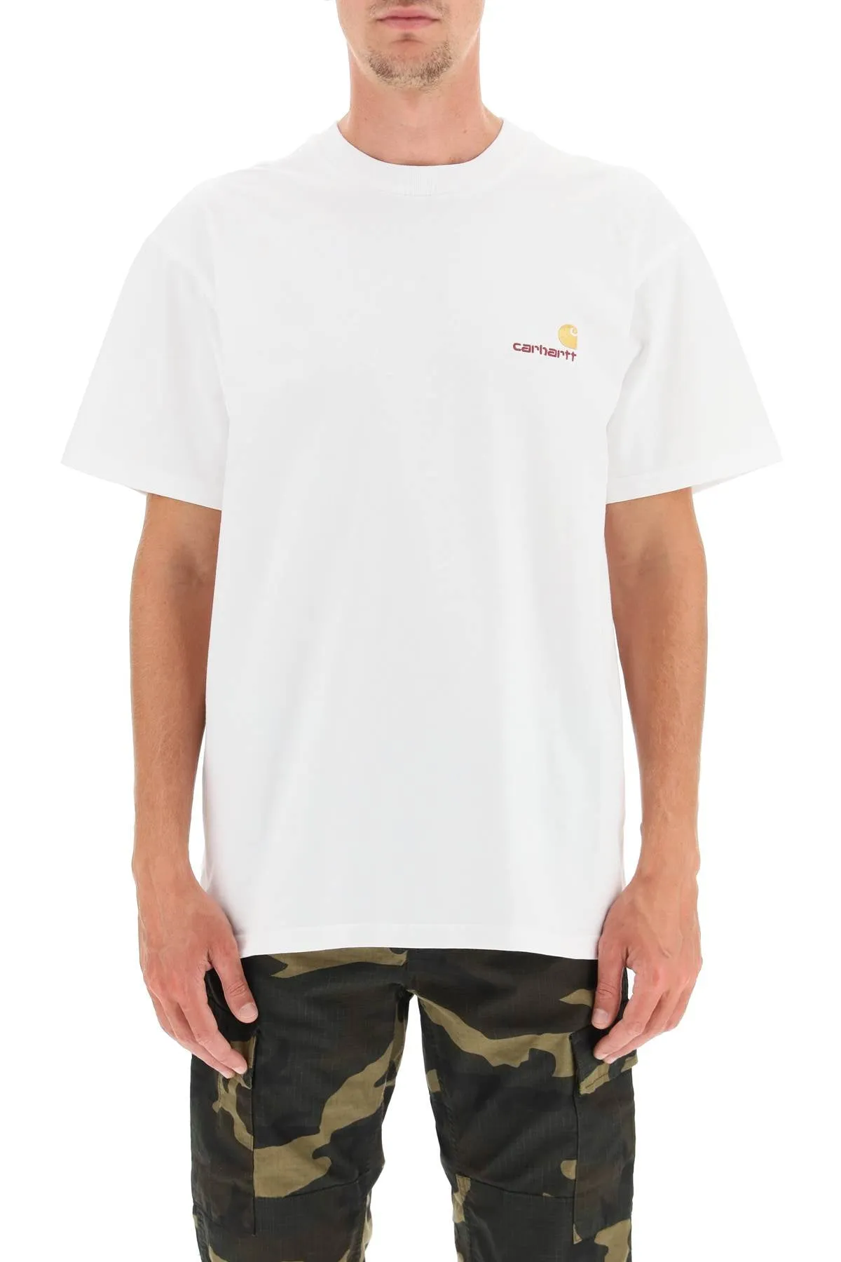 Carhartt WIP Logo Embroidered T-Shirt