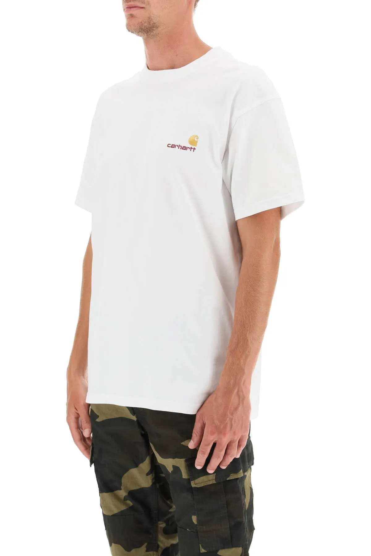Carhartt WIP Logo Embroidered T-Shirt