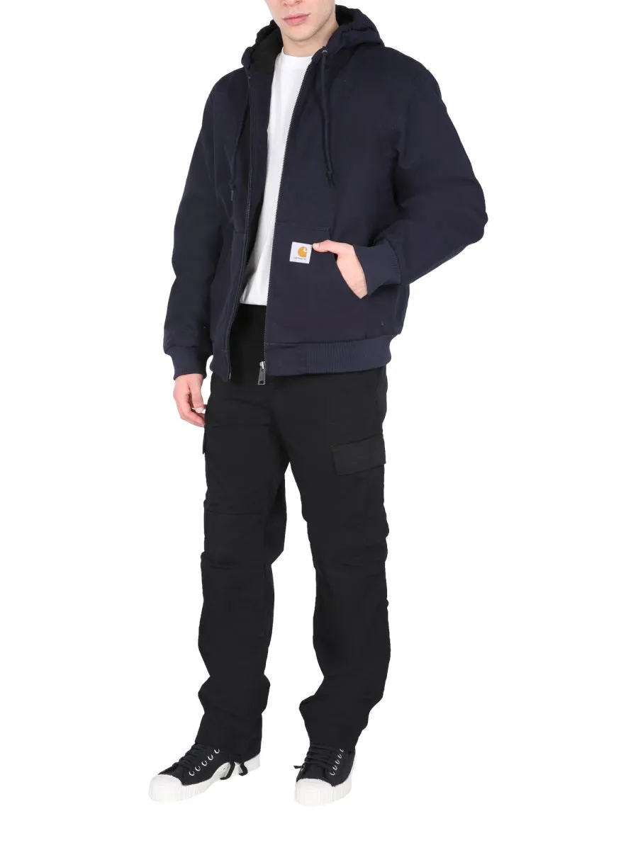 Carhartt WIP Logo Patch Zipped Jacket