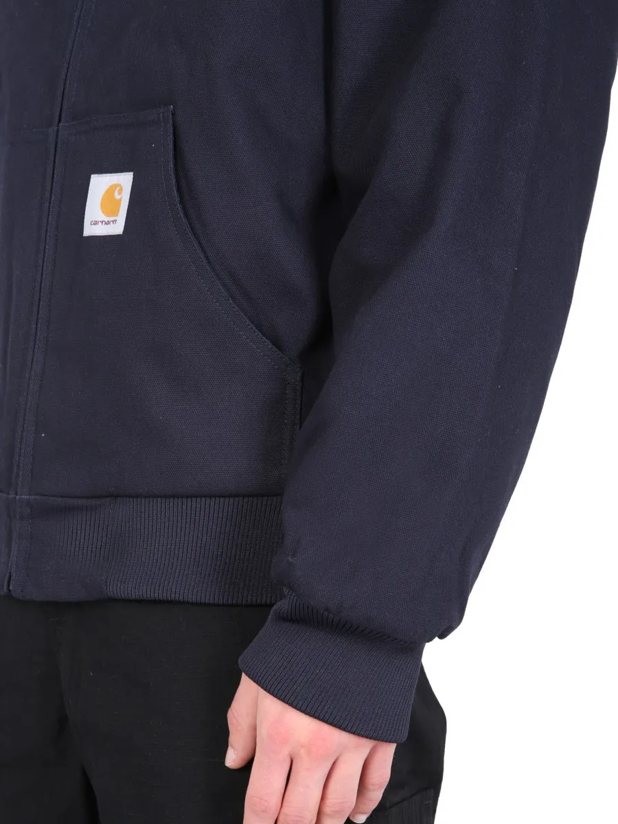 Carhartt WIP Logo Patch Zipped Jacket