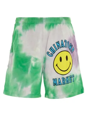 Chinatown Market Tie-Dyed Bermuda Shorts