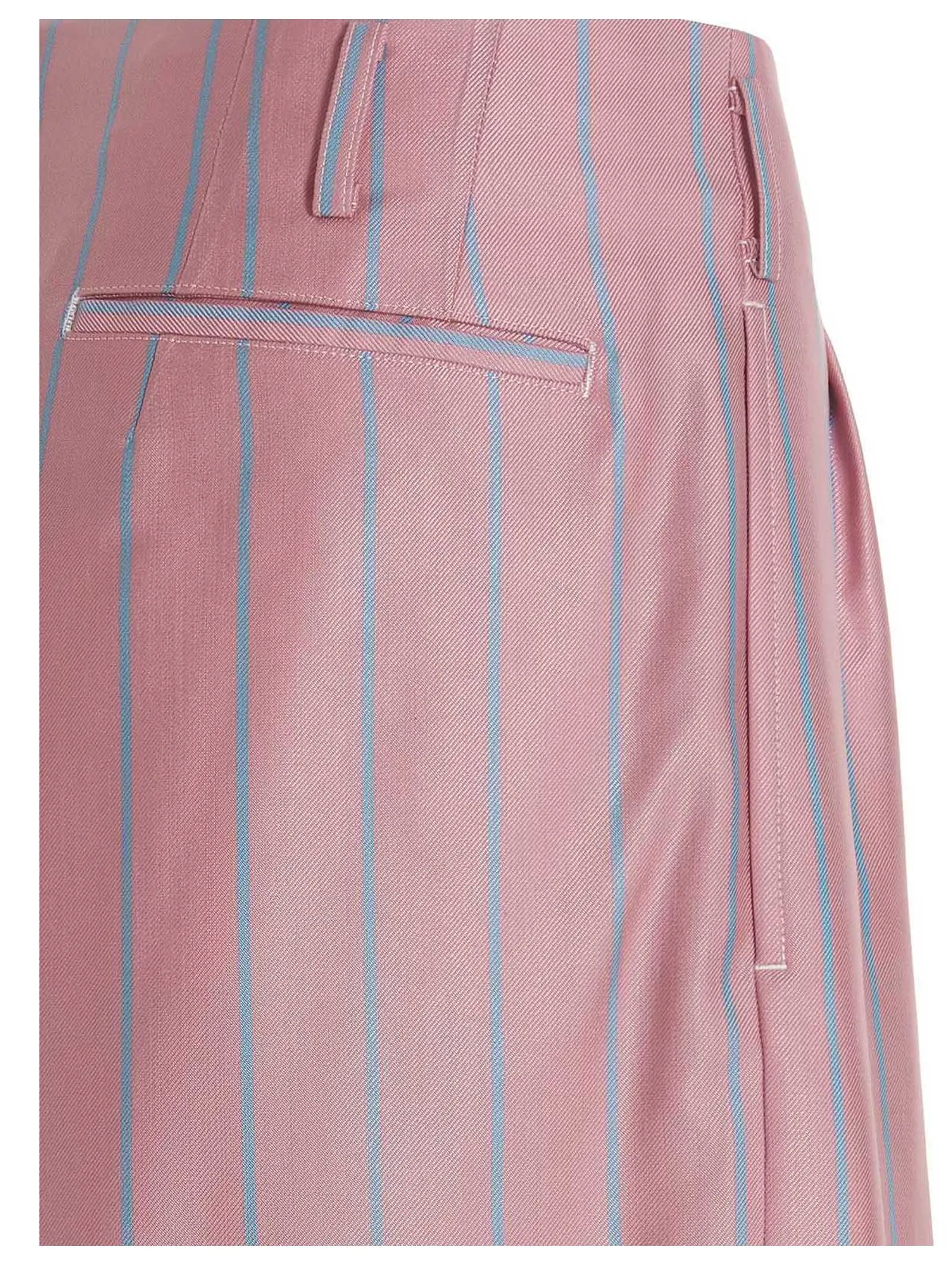 Comme des Garons Homme Plus Striped Bermuda Shorts