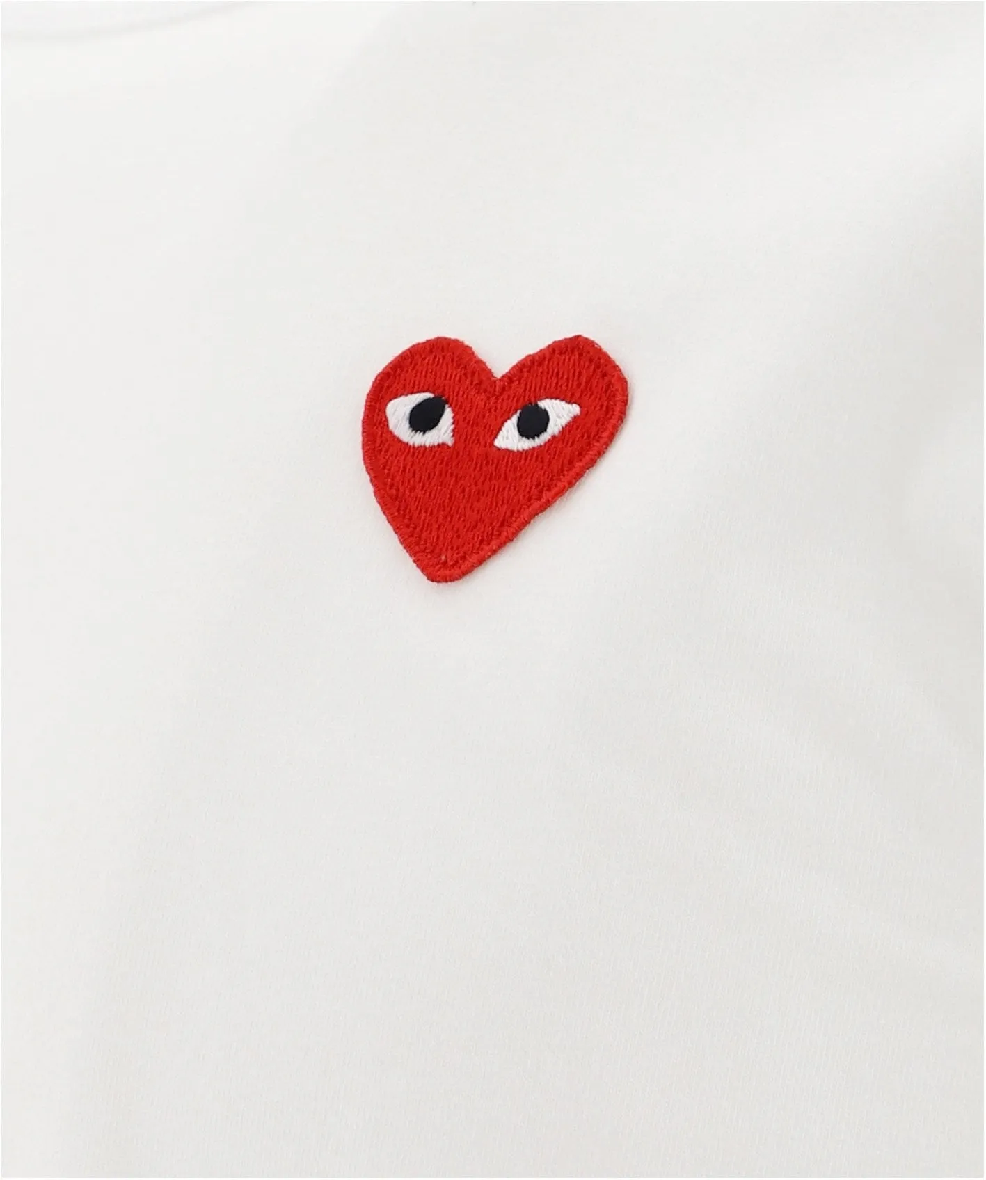 Comme des Garons Play Logo Crewneck T-Shirt