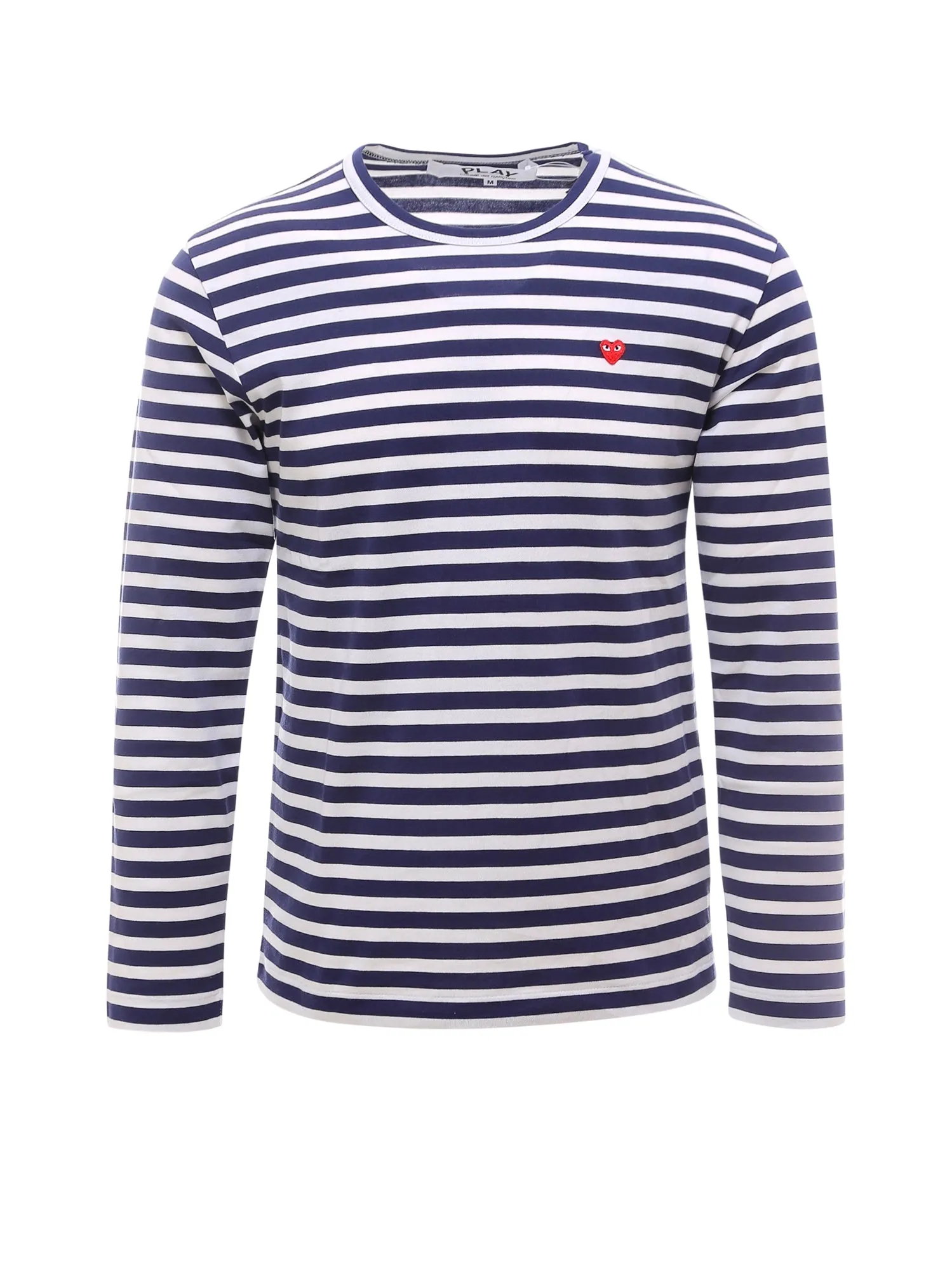 Comme des Garons Play Striped Long Sleeve T-Shirt