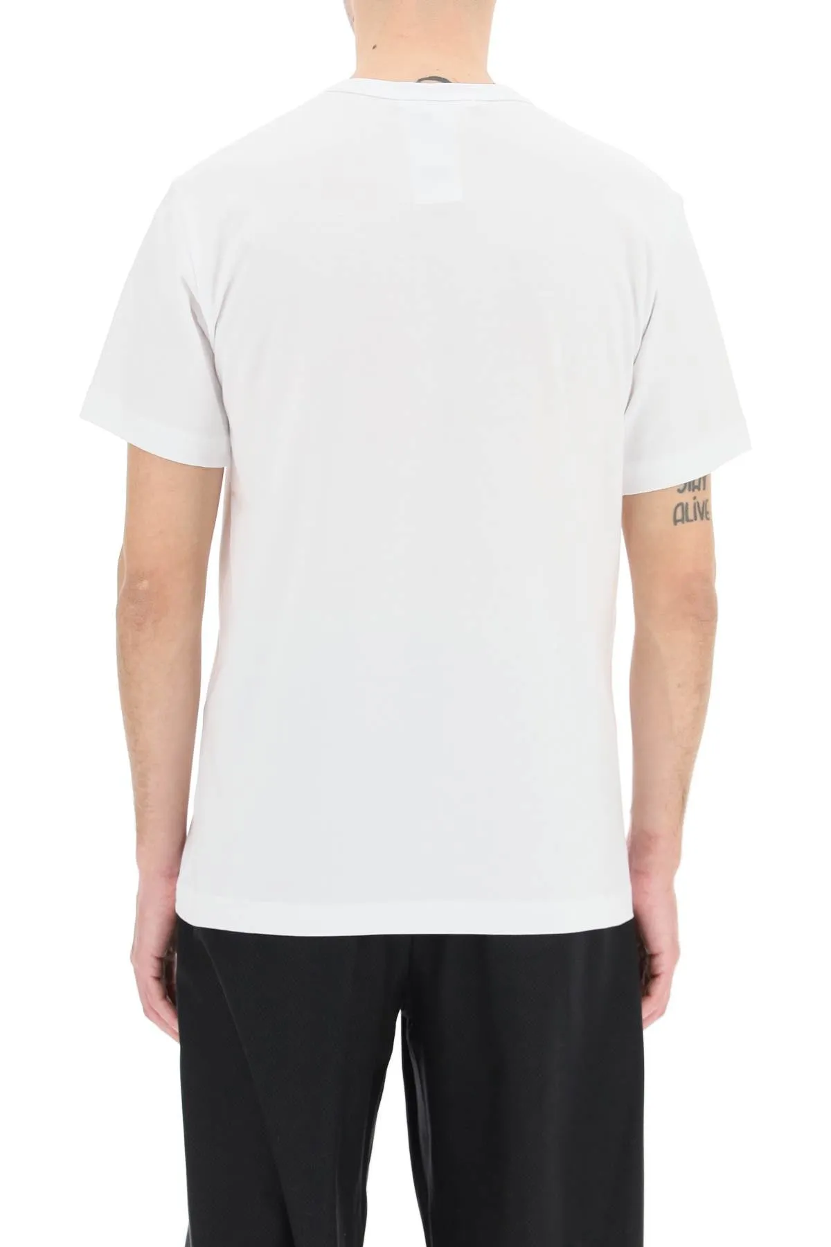 Comme des Garons Shirt Graphic Printed Crewneck T-Shirt