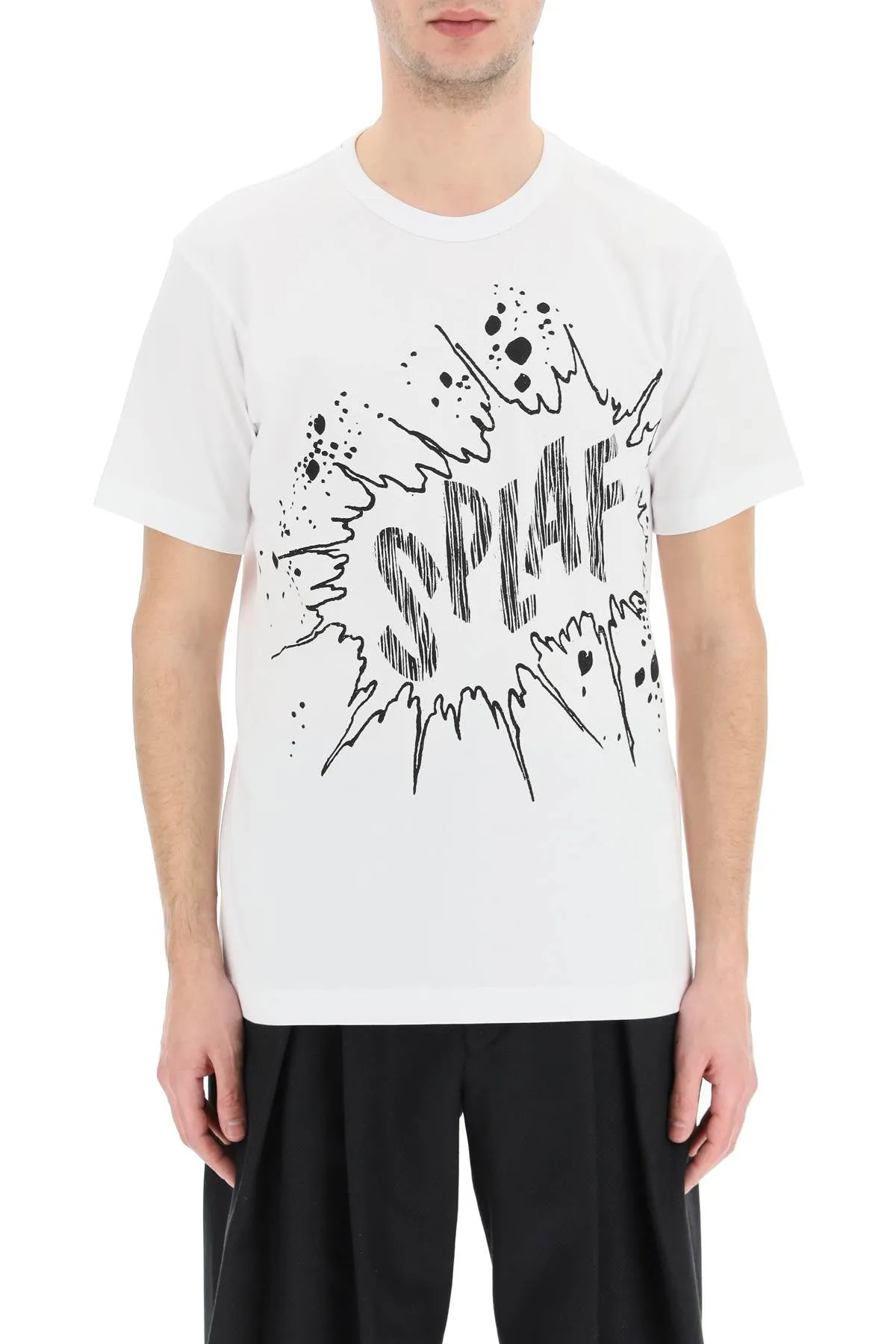 Comme des Garons Shirt Graphic Printed Crewneck T-Shirt