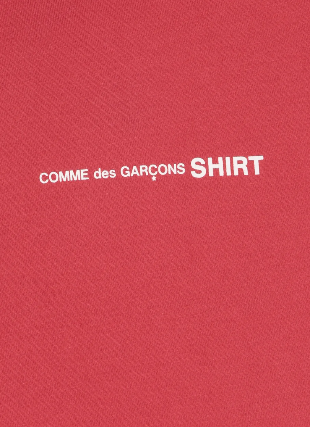 Comme des Garons Shirt Logo Printed T-Shirt