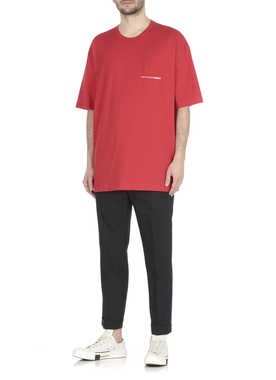 Comme des Garons Shirt Logo Printed T-Shirt