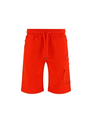C.P. Company Logo Patch Drawstring Shorts