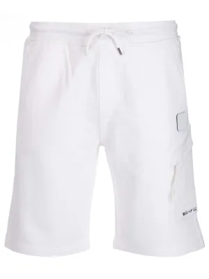C.P. Company Logo Patch Drawstring Shorts