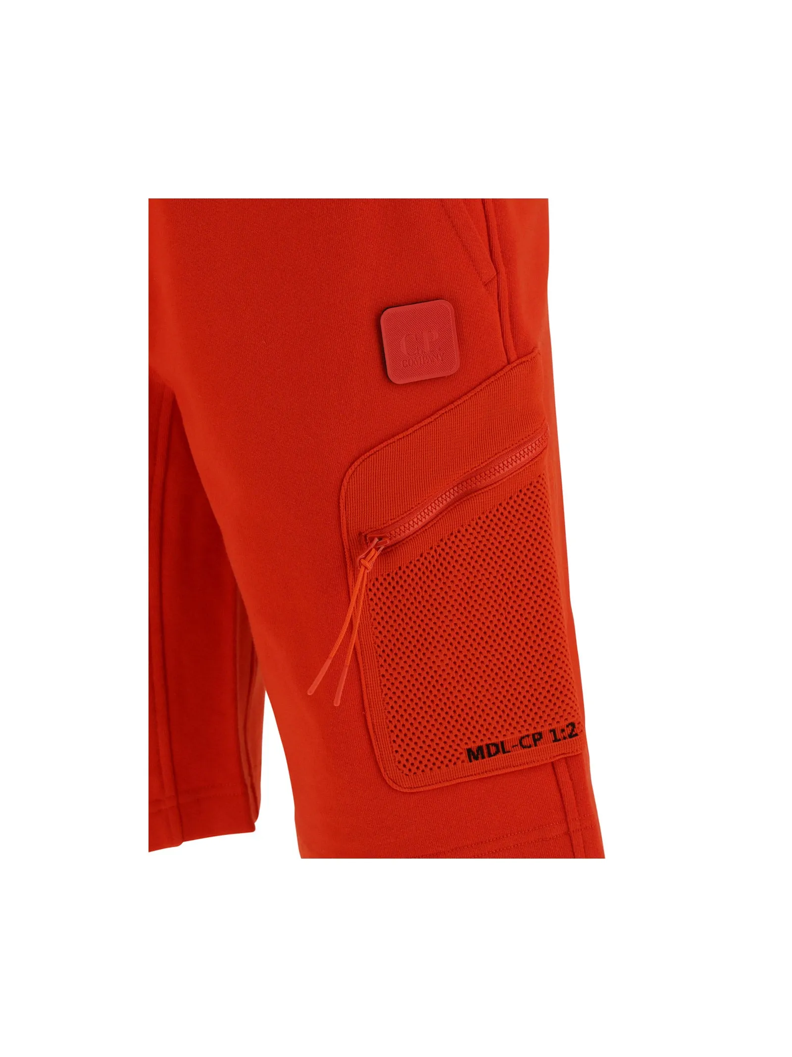 C.P. Company Logo Patch Drawstring Shorts