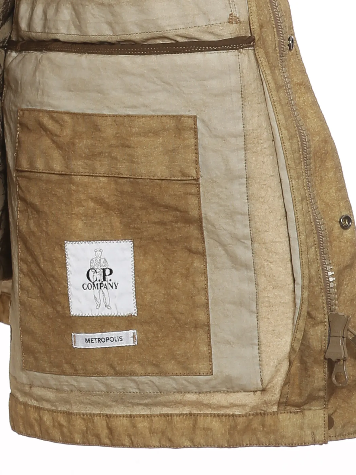 C.P. Company Logo Patch Hooded Jacket
