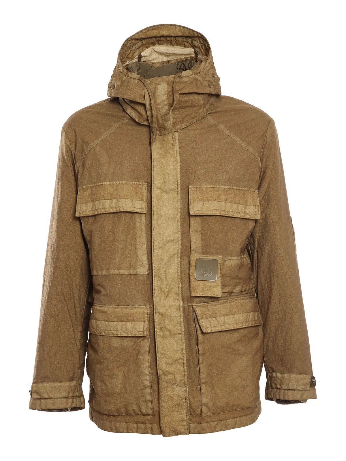 C.P. Company Logo Patch Hooded Jacket