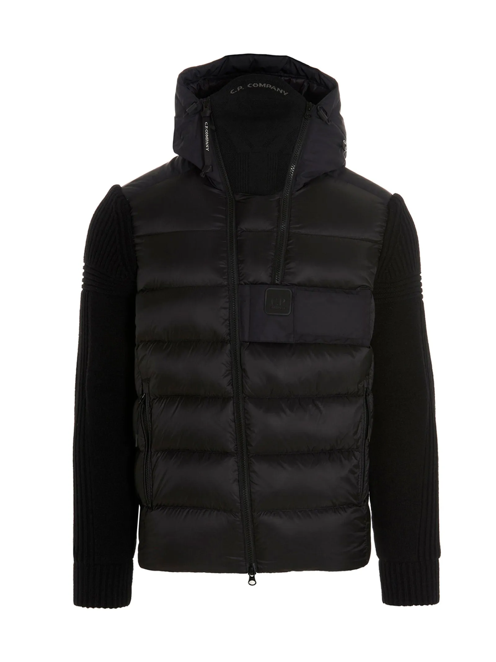 C.P. Company Panelled Hooded Puffer Jacket