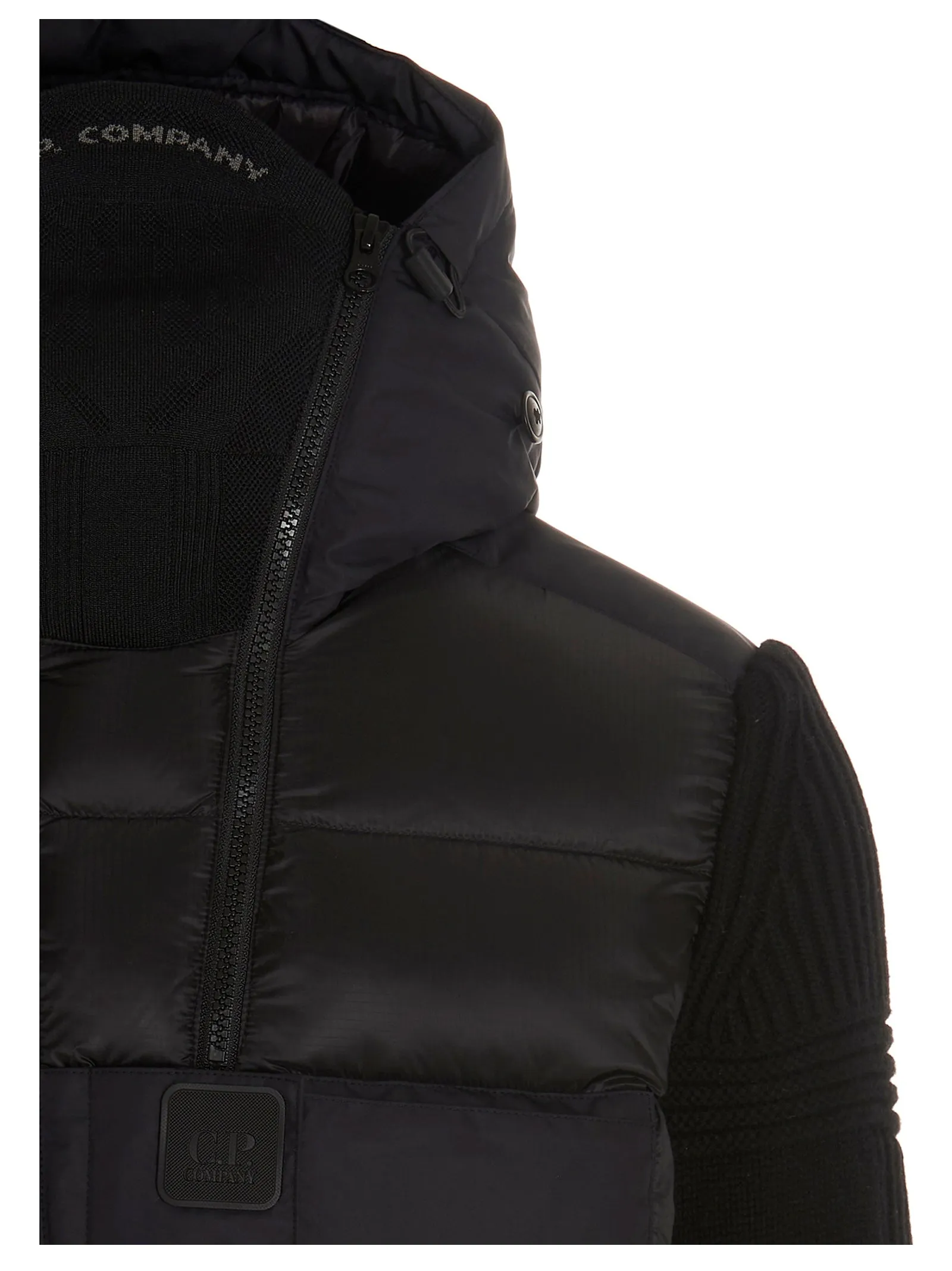C.P. Company Panelled Hooded Puffer Jacket