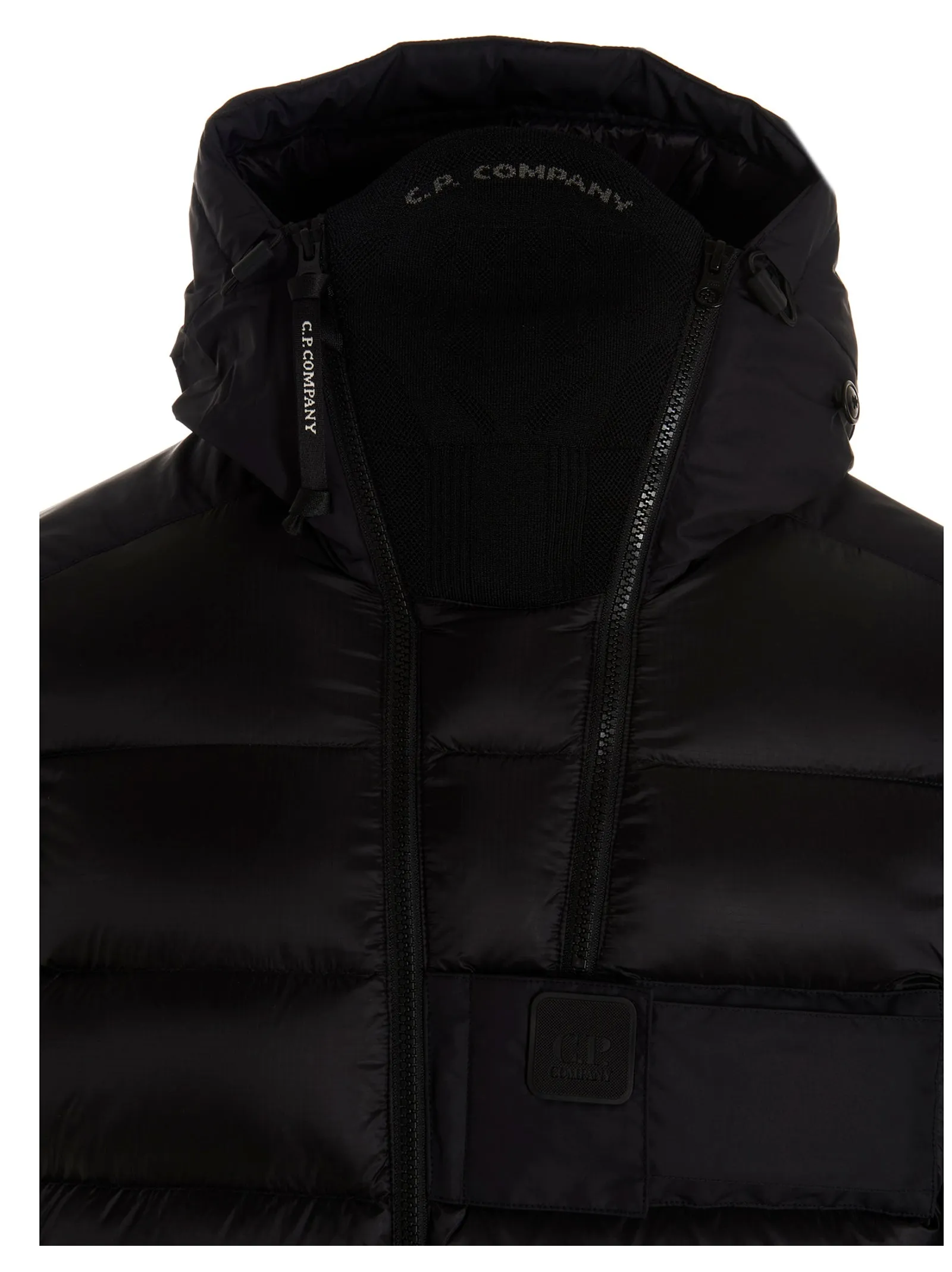 C.P. Company Panelled Hooded Puffer Jacket
