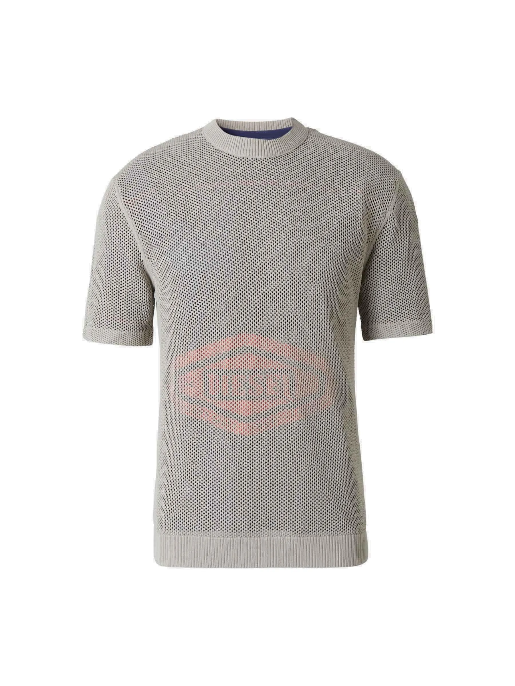 Diesel Crewneck Mesh Layered T-Shirt