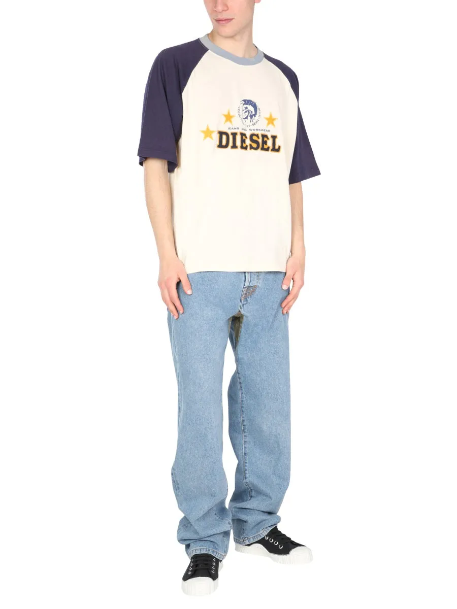 Diesel DxD-P2 0CBBI Straight-Leg Jeans